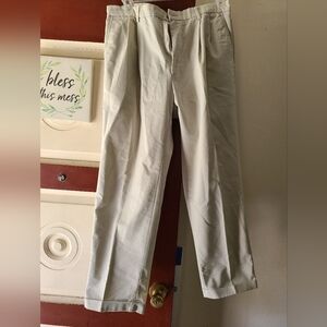 Men's teens worn only a few times. Dress, cuffed khakis